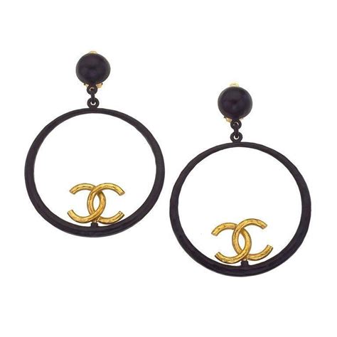 black and gold chanel|chanel gold jewelry.